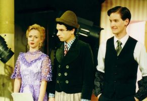 Die Marx Brothers - Ruhe am Set! · Konzerthaus Klagenfurt, 2000 · mit Iris Lang und Markus Schöttl · Photo by Sam Madwar