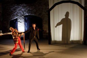 Don Giovanni alla breve · Heunburg Musiktheater, 2025 · Gregor Eisenhut, Thomas Tatzl und Maximilian Klakow · Photo by Alex Settari